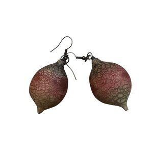 Handmade polymer pod Earrings